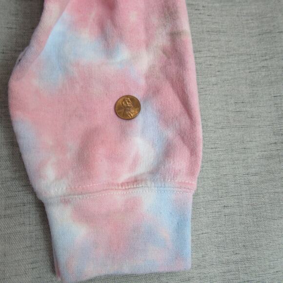 Gildan Hoodie Women Small Tie Dye Sweatshirt Chincoteague VA Grunge Poverty Chic - Picture 8 of 13